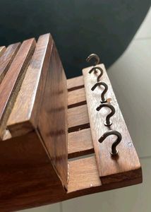 Rustic Wooden Key Holder Wall Organizer