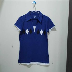 Beechers Brook Blue Shirt top Argyle Diamond