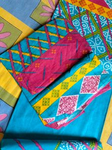 Vibrant Cotton dress material