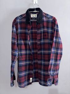 Bean Pole Colorblocked Plaid Fannel Shirt