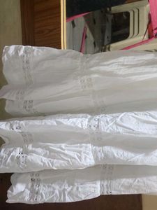 Elegant White Puff Sleeve Dress