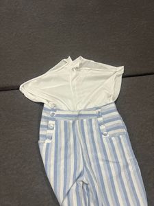 Striped Wide Leg Pants