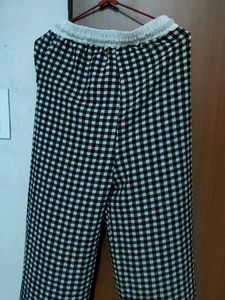 Chic Checkered Palazzo Pants