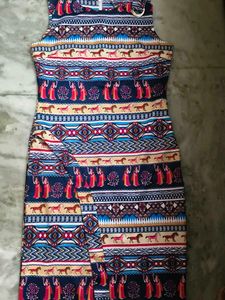 Boho Print Maxi Dress