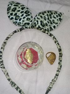 2 Ring With 1 Hairband+1 box Free