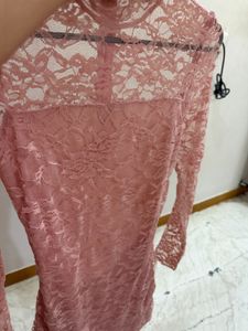 SHEIN Lace Bodycon Mini Dress