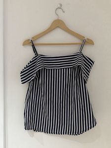 Striped Off-Shoulder Top