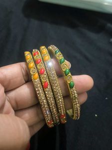 Sparkling Bangles - Set of Four