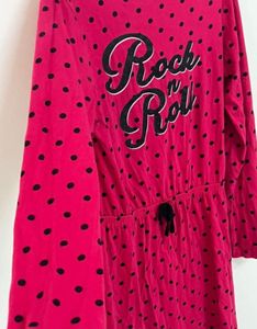 Rock n Roll Heart Print Dress