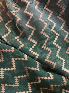 Beautiful Green Saree with Embellishments