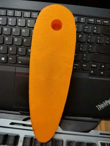 Orange Tribal Mask Home Decor