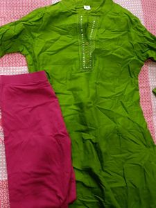 kurti+ freebie good quality legging