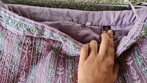 Lavender Lehenga Choli Set