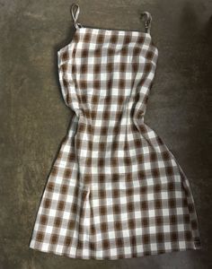 Cute Plaid Mini Dress