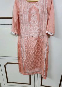 Peach Shine W Festive Kurta