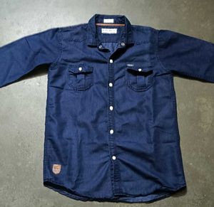 Boys Blue Denim Shirt