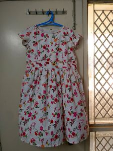 White Floral Dress