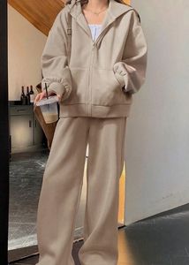 Cozy Zip-Up Hoodie and Sweatpants Set
