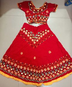 Maroon Chaniya Choli Set