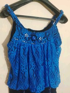 Chic Blue Lace dress