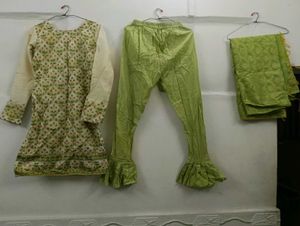 Embroidered Kurta Set with Dupatta