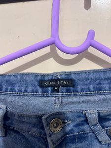 Distressed Mom Jeans Size 28