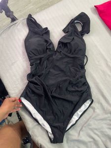 Chic Black One-Piece Swimsuit