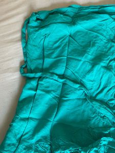 New Summery Goan Sea Green Wrap Around Skirt