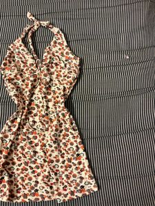 Boho Halter Neck Summer Dress
