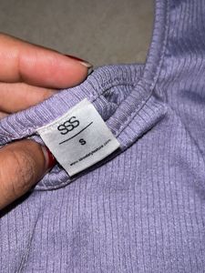 Lilac Puff Sleeve Top