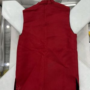 Mehroon Red Waistcoats Or Modi Jacket L Size
