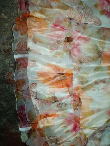 Beautiful Floral Print Gown