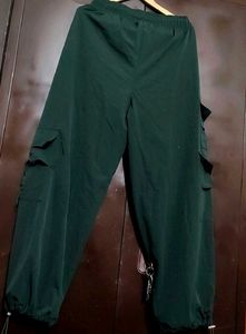 Sea Green Cargo Pant For Girl Or Women 34 Waist