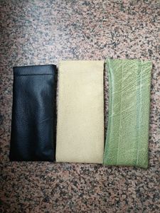 Leather Pouches Combo Of 3