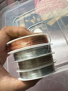 Jewelry Craft Wire Spools - Copper & Silver Tones