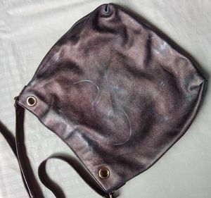 Michael Kors Dark Brown Leather Hobo Bag