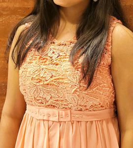 Beautiful Pink paded Gown