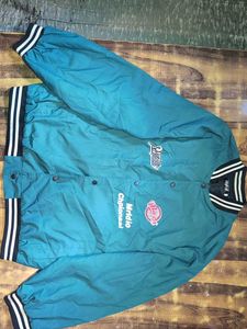 Teal Bomber Jacket