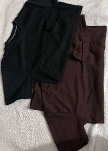 super material Men's Ribbed T-Shirt Set round neck