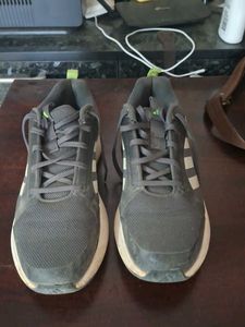 Adidas Grey Running Shoes