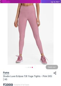 Women's Pink Active Leggings