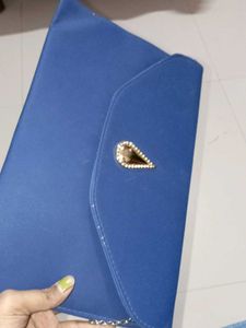 Elegant Blue sling bag / Clutch