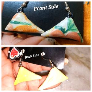Funky Fruit Slice Earrings