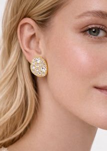Sparkling Crystal Stud Earrings