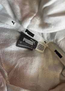 Puma White Hoodie