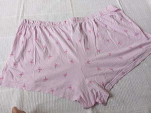 Pink Flamingo Pajama Shorts