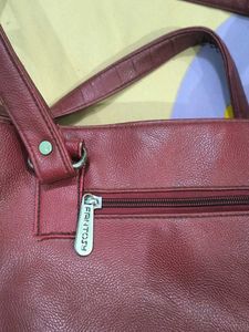 Burgundy Handbag