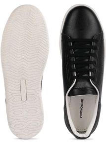 Stylish Black Leather Sneakers(UK 9 Only)