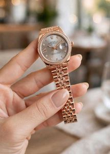 Elegant Gold Rolex Watch PREMIUM QUALITY FOR LADIE