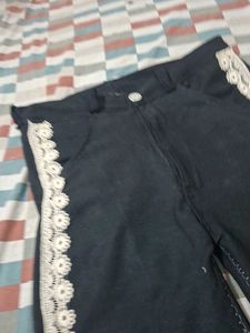 Boho Bell Bottom Lace Pants